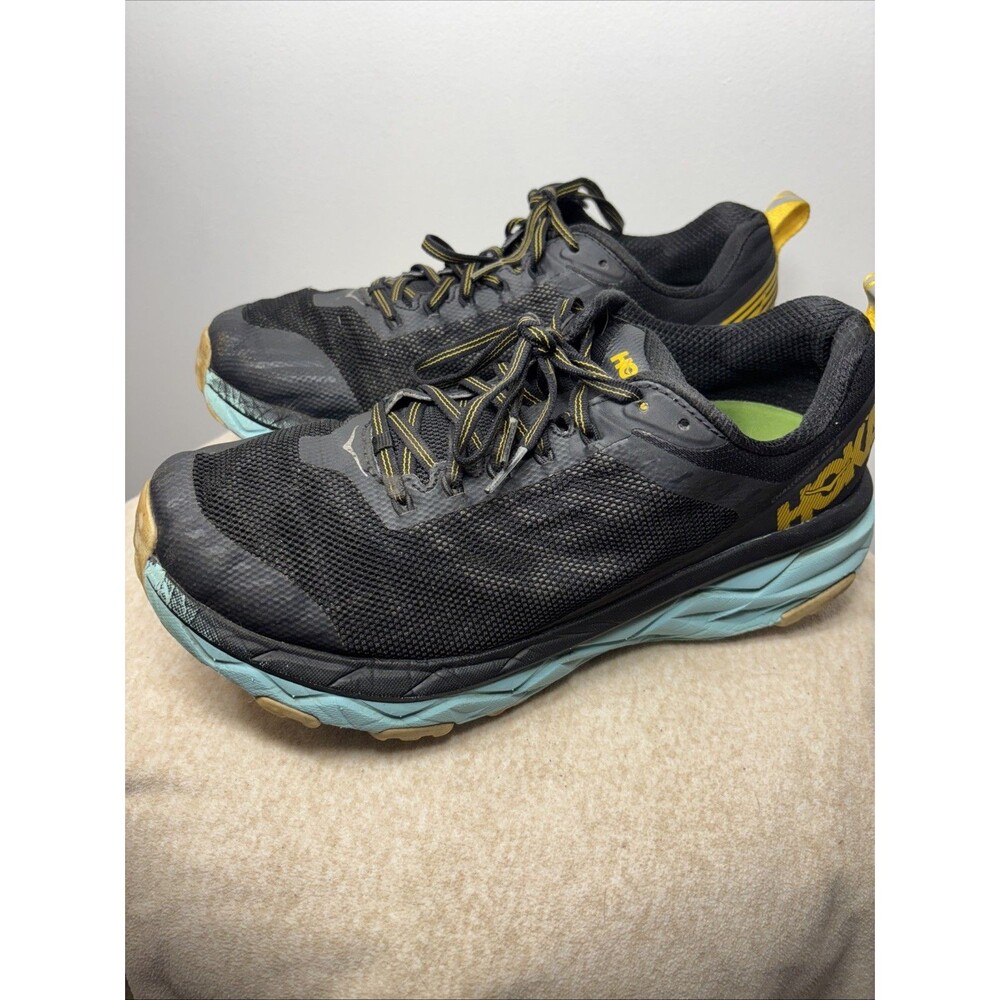 Hoka CHALLENGER ATR 5 Shoes Womens Sz 9.5 Trail Running Sneakers Black Blue